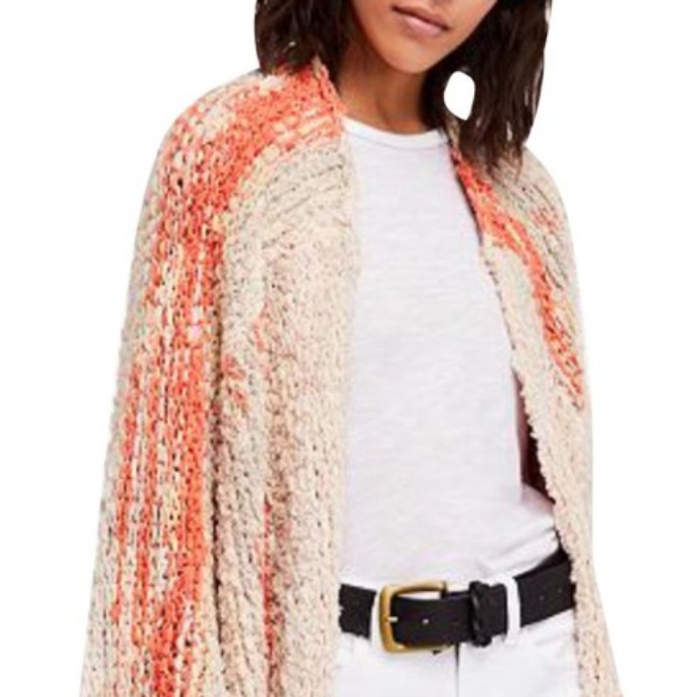 Free People's Dessert Cardi Nectarine Combo